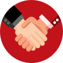 Ícone de acordo coletivo